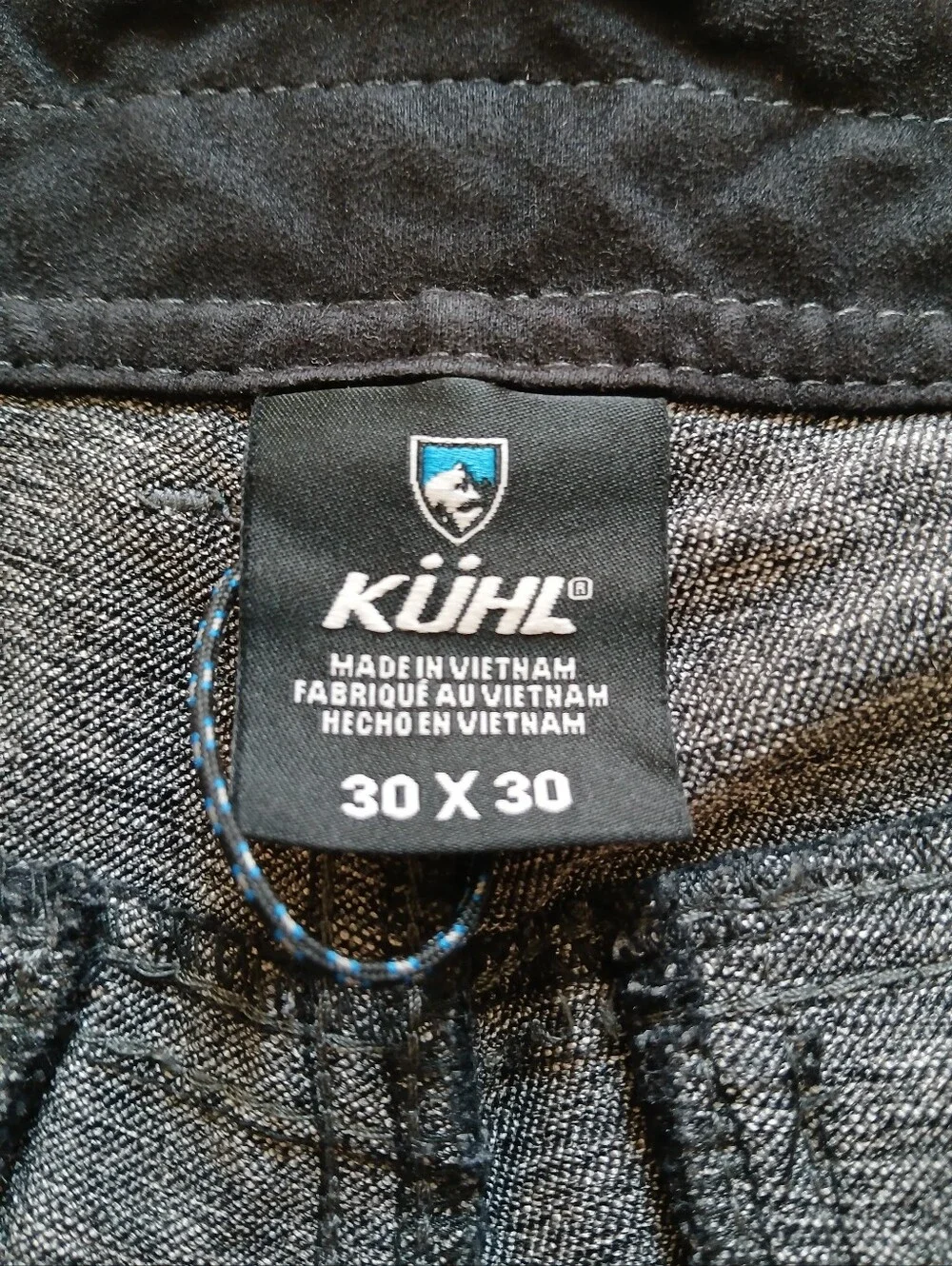 Kuhl 30 x 29 Klash Pants Hiking Performance Gotham Gray Softshell Outdoor